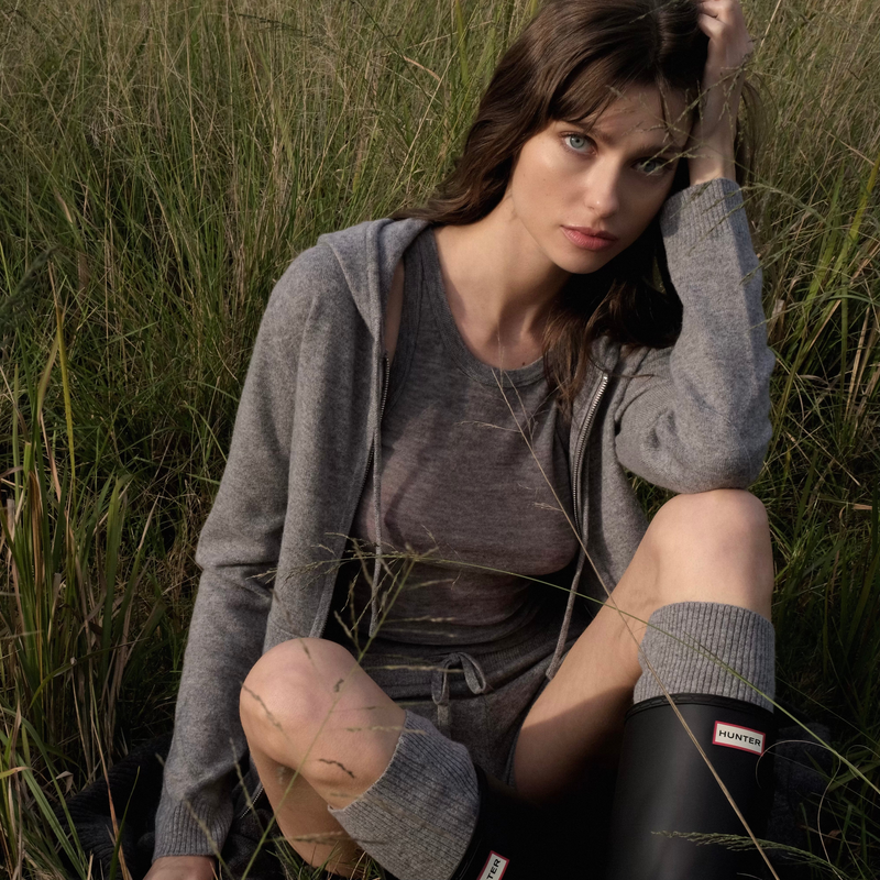 Sonya Hopkins Sydney women's pure cashmere hoodies