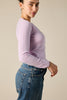 Sonya Hopkins 100% pure cashmere v cardigan in lilac