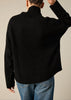 Sonya Hopkins 100% cashmere oversized Sunday knit turtleneck in black