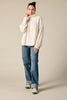 Sonya Hopkins pure cashmere oversized knit turtleneck in winter white