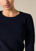 Sonya Hopkins 100% cashmere crew neck in the ink