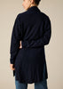 Sonya Hopkins 100% cashmere long line cardigan in ink