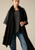 Sonya Hopkins 100% Pure Cashmere wrap in black