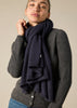Sonya Hopkins pure cashmere scarf in ocean blue