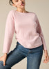 Sonya Hopkins pure cashmere bateau neck in prettiest pink