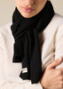 Sonya Hopkins pure cashmere cashmere scarf in black