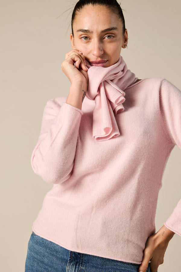 Sonya Hopkins 100% pure cashmere cashmere scarf in prettiest pink