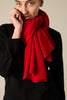 Sonya Hopkins pure cashmere scarf in red