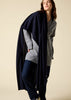 Sonya Hopkins 100% cashmere wrap in ink