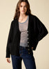 Sonya Hopkins 100% cashmere oversized Ruby cardigan in black