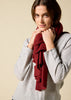 Sonya Hopkins 100% Cashmere Scarf in Rust Red