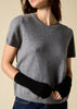 Sonya hopkins pure cashmere fingerless gloves in black
