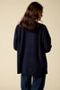 Sonya Hopkins 100% pure cashmere oversized knit in dark ink navy