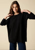 Sonya Hopkins 100% pure cashmere oversized knit in black