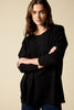 Sonya Hopkins 100% pure cashmere oversized knit in black