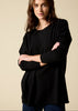 Sonya Hopkins 100% pure cashmere oversized knit in black