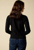 Sonya Hopkins 100% pure cashmere crew cardigan in black