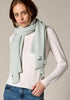Sonya Hopkins Sydney 100% pure cashmere scarf in pale eau de nil