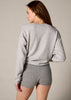 Sonya Hopkins 100% pure cashmere lounge shorts in charcoal