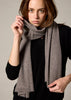 Sonya Hopkins 100% pure cashmere scarf in bison brown