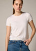 Sonya Hopkins 100% cashmere tiny t-shirt in winter white