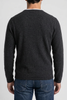 Sonya Hopkins Sydney pure cashmere mens crew neck knit in dark charcoal grey