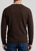 Sonya Hopkins mens 100% cashmere crew neck in marle brown