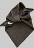 Sonya Hopkins 100% cashmere 7 gauge triangle scarf in woodland brown