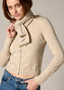Sonya Hopkins 100% pure cashmere scarf in pale marle beige