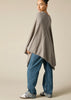 Sonya Hopkins 100% pure cashmere large poncho in bison