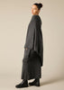 Sonya Hopkins Pure Cashmere Maxi Skirt in Charcoal Grey