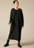 Cashmere Lena Jumper Dress in Charcoal Marle Grey - sonyahopkins.com