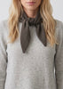 Sonya Hopkins 100% cashmere 7 gauge triangle scarf in woodland brown